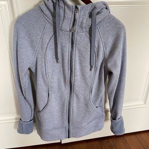 Light blue/silver lulu hoodie
